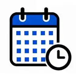 Calendar and Clock Icon